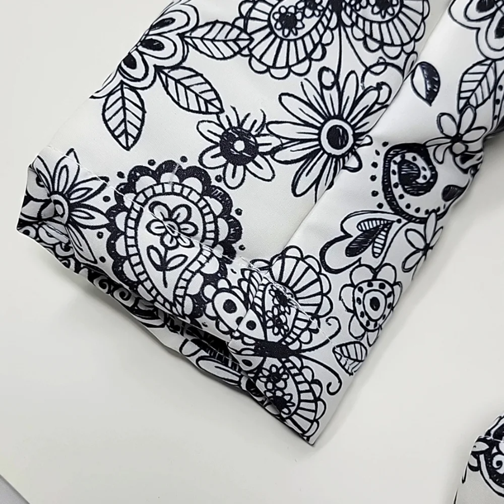 Only Kids Toddler Girl Floral & Butterfly Hooded Puffer Jacket 18M White Gray